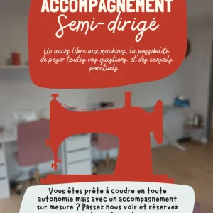 Accompagnement semi-dirigé couture