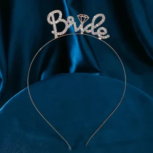 1 pièce Diadème de mariage de mariée avec design minimaliste de lettre shein